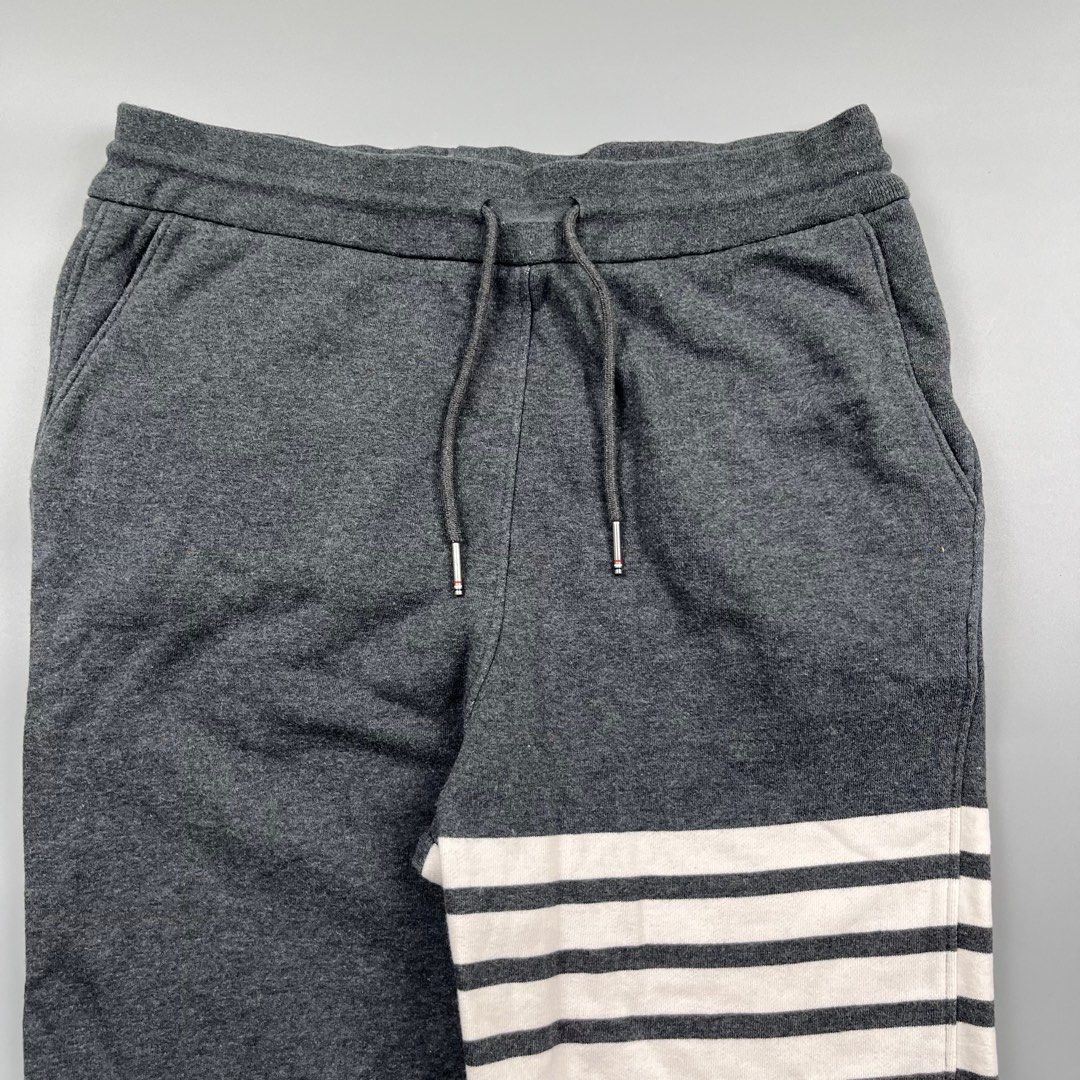 Thome Browne - 4 Bars Joggers Sweatpants (Category: Joggers) located in Subic. Submitted by splx.stff (Listing ID 1437504978, Image 2). Description: No Flaw Excellent Condition All details are posted - Waistline: 16 Length: 39 - Feel free to offer Ask before you buy No return No Refund.