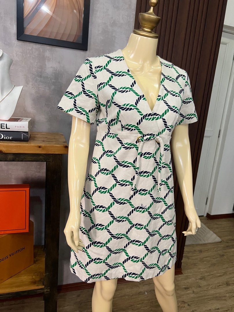 Tory Burch Dress Orig💯 (Category: Luxury Apparel) located in Cebu City. Submitted by sexyclosetph2.0 (Listing ID 1437437433, Image 3). Description: Orig💯 Like new condition Color rate 10/10 Fits small Ganda nitooo Material is superb!.