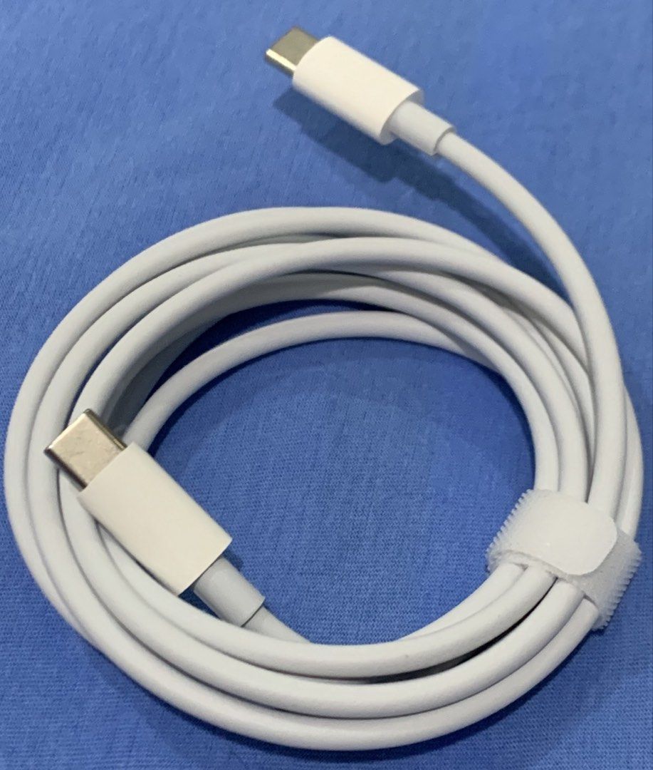 Type C MacBook Cable (USB-C To USB-C MacBook Cable) (Category: Chargers & Cables) located in San Juan City. Submitted by ph_gadgets_hub (Listing ID 1437494858, Image 1). Description: 💯% apple accessories😍 💯% data sync supported 💯% MFM Certified 💯% brand new WE ARE STILL ON SALE‼️ ₱700 Type C To Type C MacBook Cable (2m) USB-C to USB-C Cable (2m)❤️ also available: ₱1,000 30W USB-C Power Adapter ₱1,400 61W USB-C Power Adapter ₱1,600 87W USB-C 