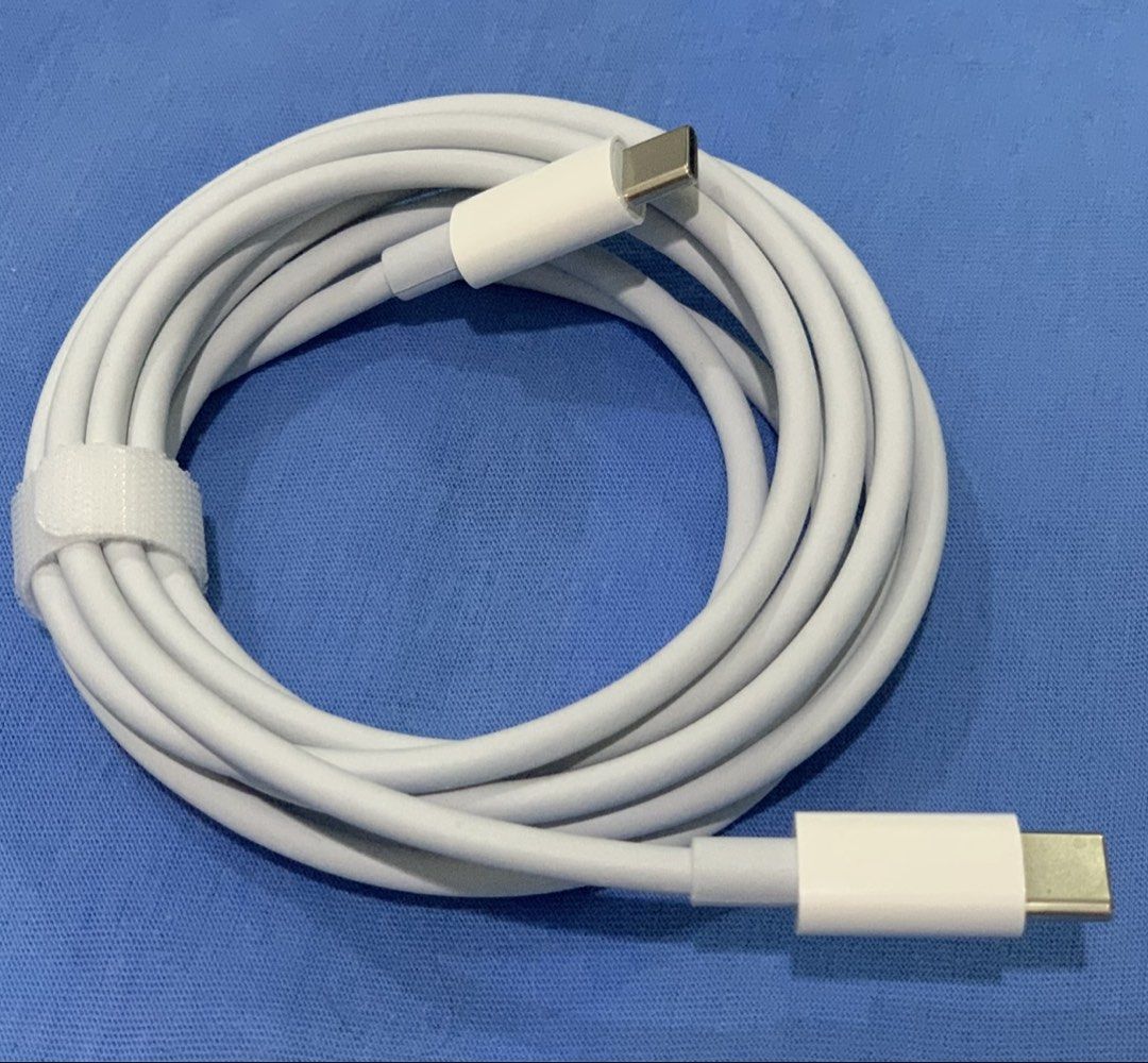 Type C MacBook Cable (USB-C To USB-C MacBook Cable) (Category: Chargers & Cables) located in San Juan City. Submitted by ph_gadgets_hub (Listing ID 1437494858, Image 2). Description: 💯% apple accessories😍 💯% data sync supported 💯% MFM Certified 💯% brand new WE ARE STILL ON SALE‼️ ₱700 Type C To Type C MacBook Cable (2m) USB-C to USB-C Cable (2m)❤️ also available: ₱1,000 30W USB-C Power Adapter ₱1,400 61W USB-C Power Adapter ₱1,600 87W USB-C 