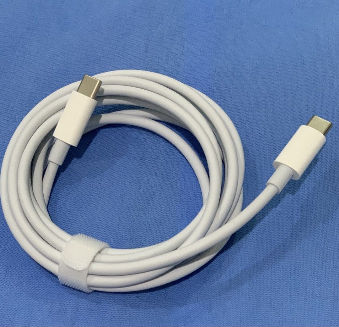 Type C MacBook Cable (USB-C To USB-C MacBook Cable) (Category: Chargers & Cables) located in San Juan City. Submitted by ph_gadgets_hub (Listing ID 1437494858, Image 3). Description: 💯% apple accessories😍 💯% data sync supported 💯% MFM Certified 💯% brand new WE ARE STILL ON SALE‼️ ₱700 Type C To Type C MacBook Cable (2m) USB-C to USB-C Cable (2m)❤️ also available: ₱1,000 30W USB-C Power Adapter ₱1,400 61W USB-C Power Adapter ₱1,600 87W USB-C 