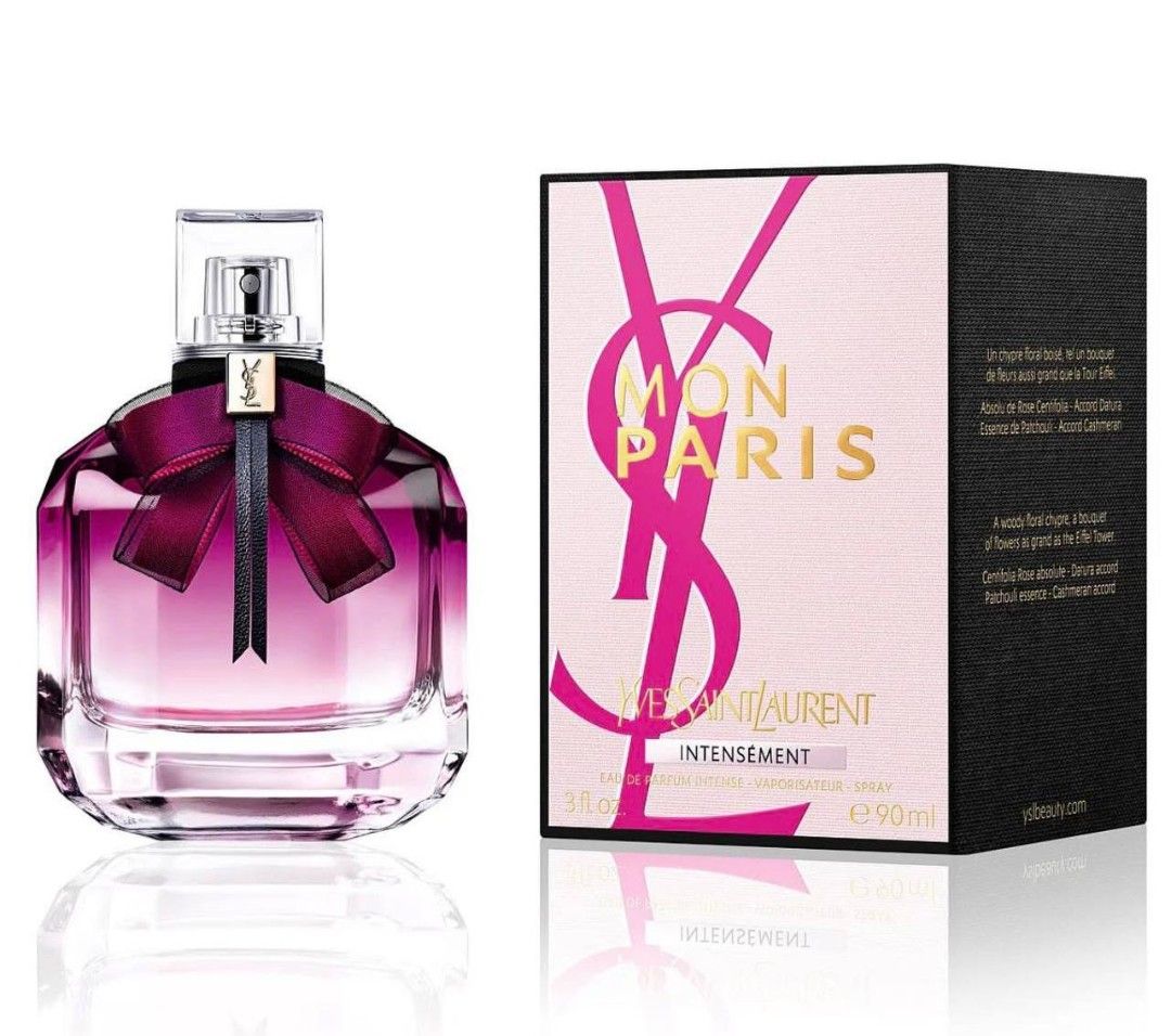 Yves Saint Laurent Mon Paris Intensement 90ml (Category: Fragrance & Deodorants) located in Manila. Submitted by rani143 (Listing ID 1437454301, Image 1). Description: 💖 FOR SALE 💖 Authentic Yves Saint Laurent Mon Paris Intensement Eau de Parfum ✨ Brand new & authentic guaranteed 🌸 A romantic, sweet, and classy scent perfect for everyday use or date nights 💕 💸 SRP: 11,700 ✔️ Brand new ✔️ With box ✔️ New collection ✔️ Long-lasting fragrance M