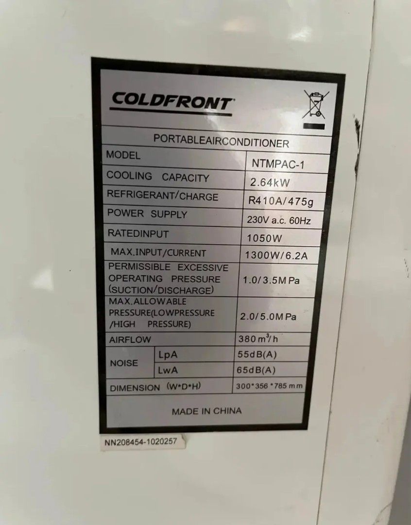 1hp Tough Mama Portable Aircon (Category: Air Conditioning and Heating) located in San Fernando. Submitted by ereshkigalvtsky (Listing ID 1437628097, Image 2). Description: 1hp Tough Mama Portable Aircon excluding hose 6.5k 🏷️ 📍 Tibag.