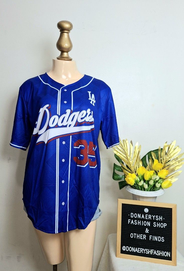 😍 Bacon Dodgers Baseball Jersey - Bellinger #35 3D Full Sublimation 😍 (Category: Everything Else Others) located in Rizal. Submitted by donaeryshfashionshop (Listing ID 1437754739, Image 2). Description: 🌻 Micro-Polyester 100% 🌻 UNISEX Sporty Style Casual Shirt 🌻 One size only: 44in chest x 30in length 🌻 soft material 🌻 Imported: Thailand 🌻 Brand: Bacon 🌻 Condition: Brand New 🔥 We strive to provide accurate descriptions and photos, but 
