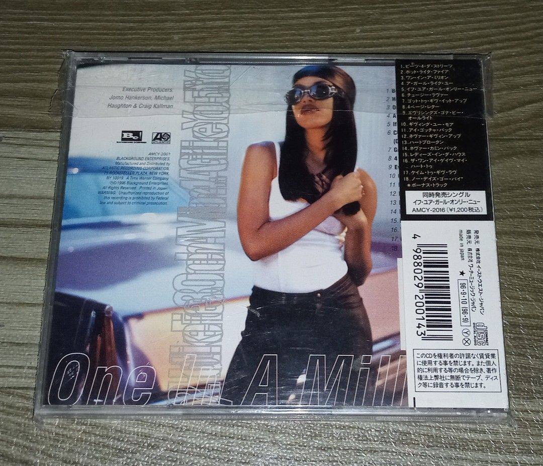 AALIYAH - ONE IN A MILLION CD JAPAN (Category: CDs & DVDs) located in Talavera. Submitted by thalifan46 (Listing ID 1437751114, Image 3). Description: AALIYAH - ONE IN A MILLION CD JAPAN WHAT YOU SEE IS WHAT YOU GET 100% ORIGINAL AUTHENTIC.. MOP : GCASH OR PALAWAN.. COURIER :LBC, JRS, J&T.. STRICTLY NO COD‼️.