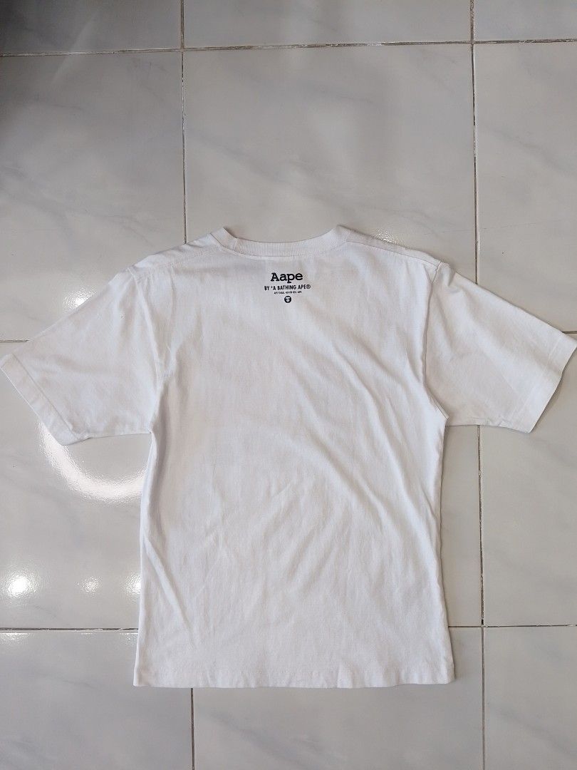 AAPE by A Bathing Ape Baseball T-shirt (Category: Tshirts & Polo Shirts ) located in Bambang. Submitted by kate_zian (Listing ID 1437602400, Image 2). Description: Width: 17.5 Length: 24.5 Size on tag: Small Color Rate: 9.8/10 Condition: 9.8/10.
