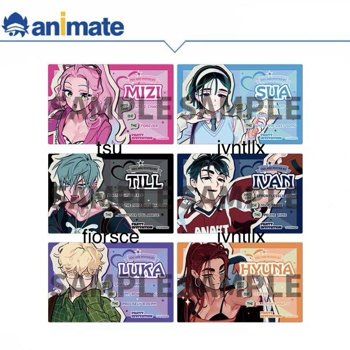 animate x alien stage pvc id cards (Category: Toys & Games) located in Manila. Submitted by ivntllx (Listing ID 1437742280, Image 1). Description: 270 ea + isf ! hyuluka avail !.