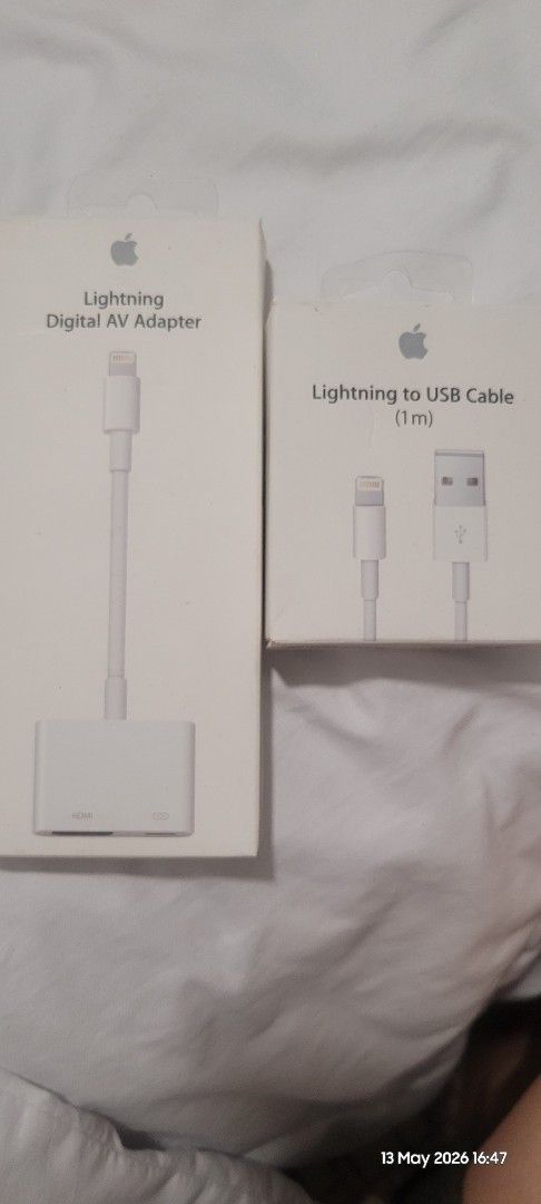 Apple Lightning Digital AV Adapter & USB Cable452989229099264000