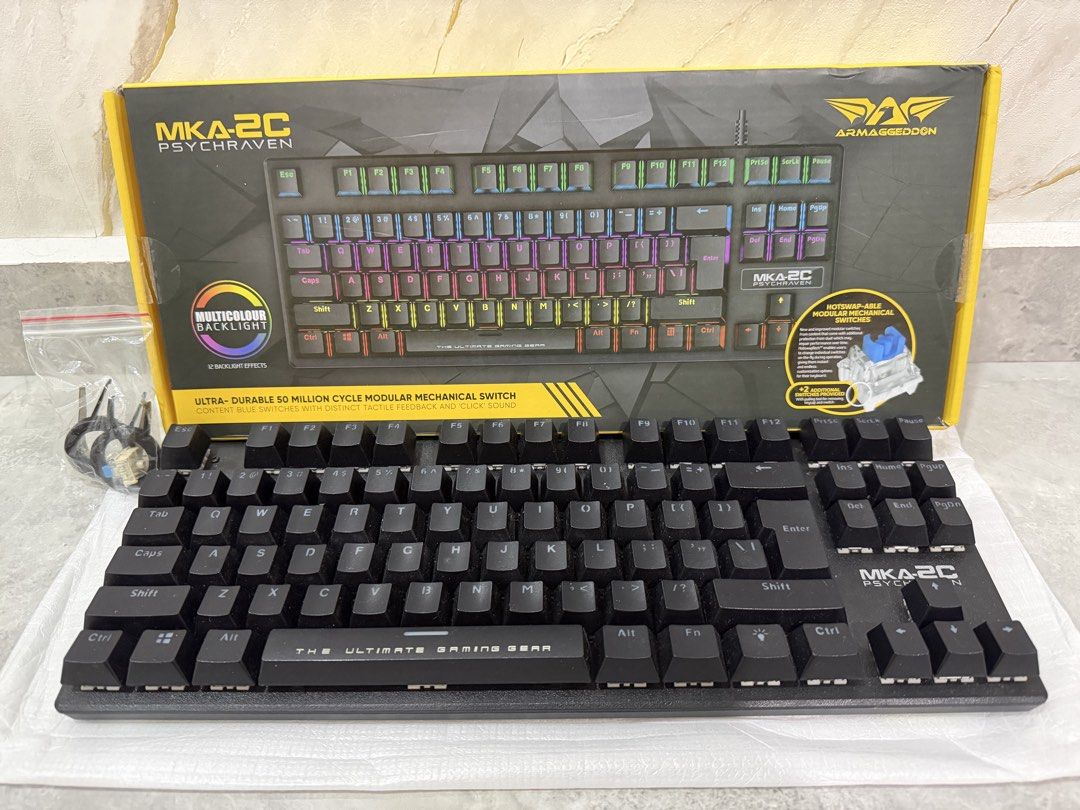 Armaggeddon MKA-2C Psychraven Mechanical Keyboard