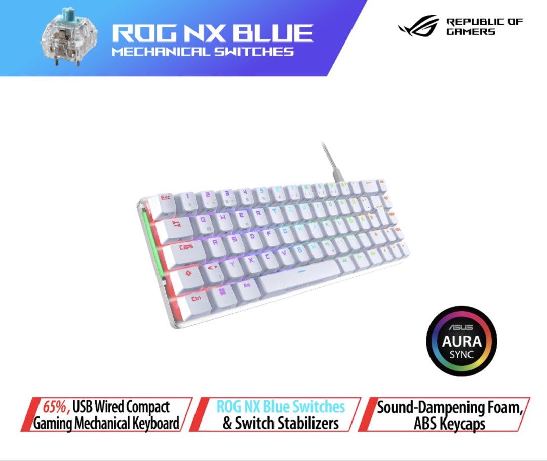 ASUS ROG Falchion 65% Wireless Mechanical Keyboard453335095224586246