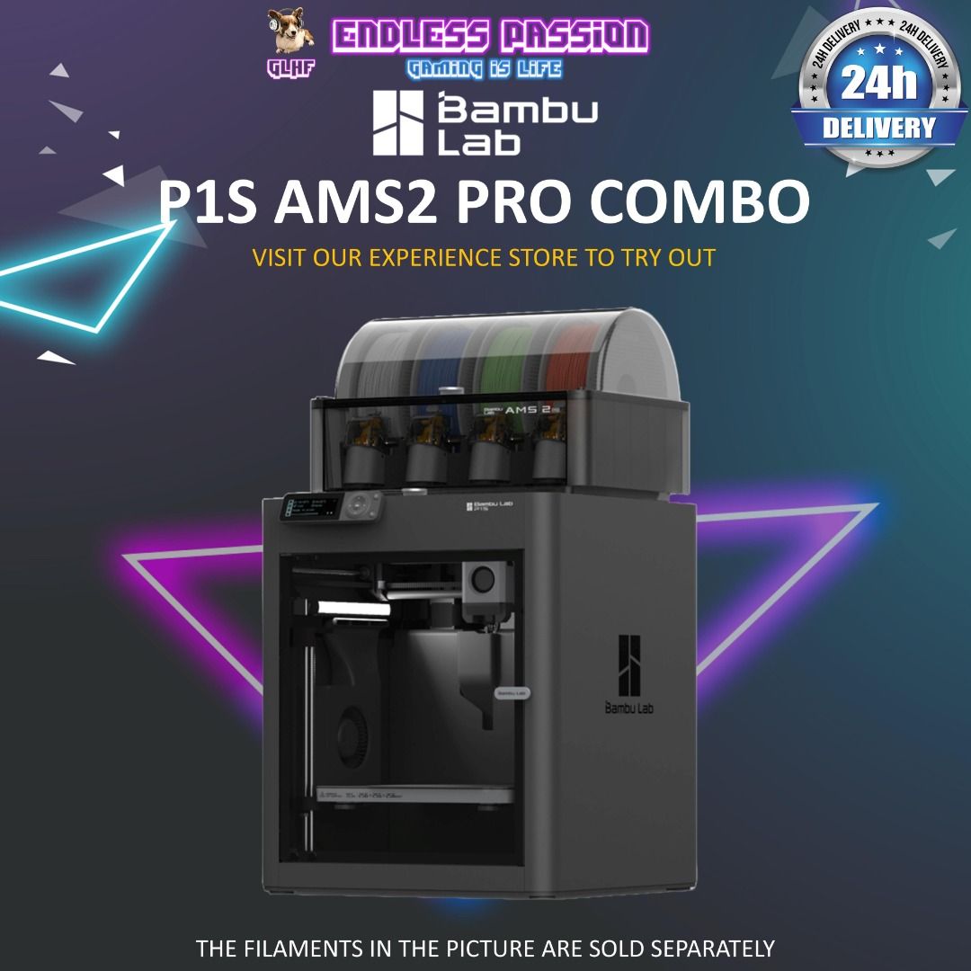 Bambu Lab P1S AMS 2 Pro Combo452786377039564800