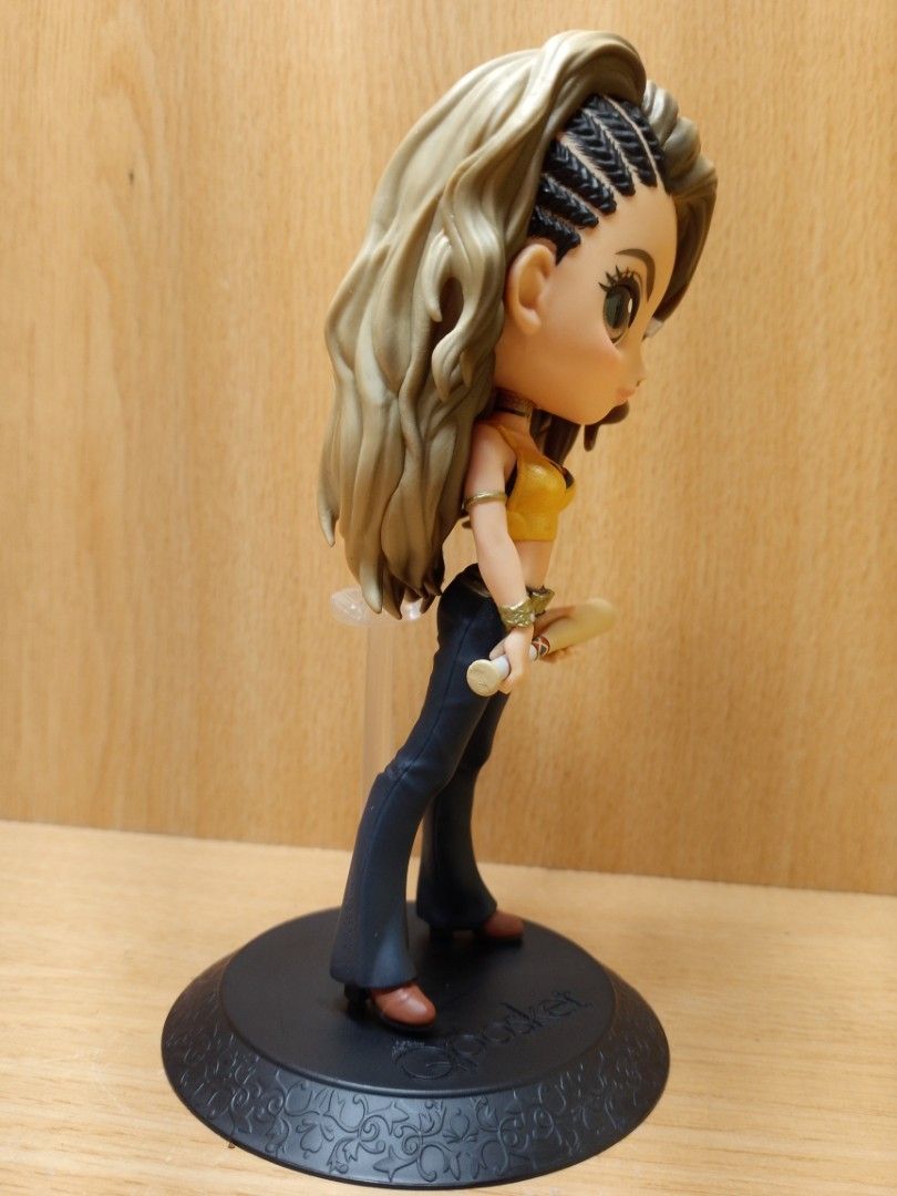Banpresto Q Posket Buffy the Vampire Slayer Figurine (Category: Toys & Games) located in Davao. Submitted by washerjeni08452 (Listing ID 1437597999, Image 3). Description: - Banpresto Q Posket Buffy the Vampire Slayer figure. - Features Buffy in a yellow top and dark pants. - Includes a baseball bat accessory. - Detailed hairstyle with braids and wavy hair. - Stands on a black base. - A must-have collectible! Selling for 690 mop gcash or remittan