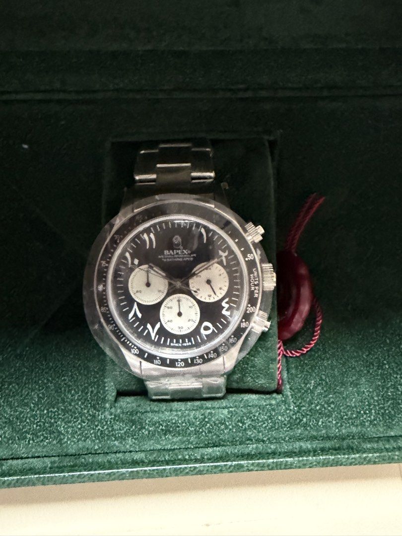 Bapex Type 4 Arabic Dial (Category: Luxury Watches) located in Quezon City. Submitted by luxitemsph_ (Listing ID 1437631414, Image 2). Description: -Brand new bapex type 4 arabic dial bought from japan with complete inclusions -srp 50k+.