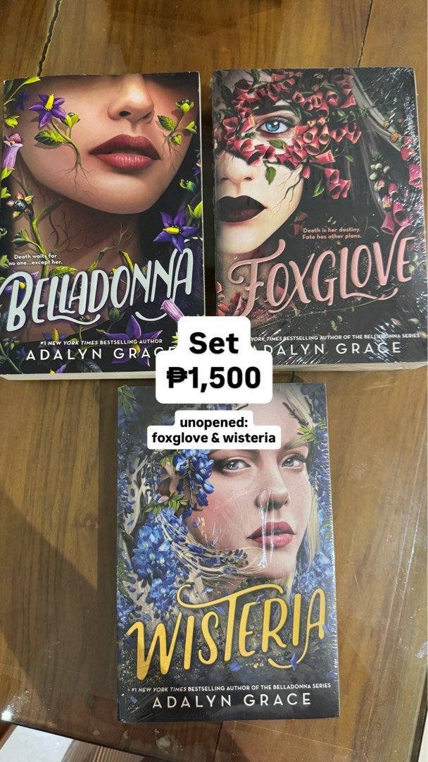 Belladonna & This Woven Kingdom Book Set (Category: Storybooks) located in Manila. Submitted by vysocials01753 (Listing ID 1437604408, Image 2). Description: PRICES ARE ON THE INDIVIDUAL PHOTOS No photo=sold. Books are from Fully Booked and Amazon. Message for more photos. MOP: GCash/BPI MOD: Grab, Lalamove (around Metro Manila) and J&T (outside MM).
