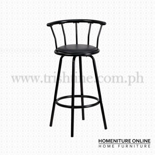 Black Bar Stool with Backrest (Category: Chairs) located in Caloocan City. Submitted by trishtine_jim9 (Listing ID 1437623172, Image 1). Description: - Black bar stool - Comfortable backrest - Circular seat - Sturdy metal frame - Includes footrest - Perfect for kitchen counters/home bars - Simple and elegant design DISCLAIMER: Price is for Posting Purposes Only.