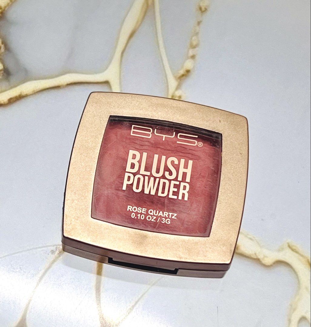 BYS Blush Powder - Rose Quartz (Category: Makeup) located in Manila. Submitted by janzelchum82542 (Listing ID 1437668987, Image 1). Description: - BYS Blush Powder in Rose Quartz - Dusty rose color.
