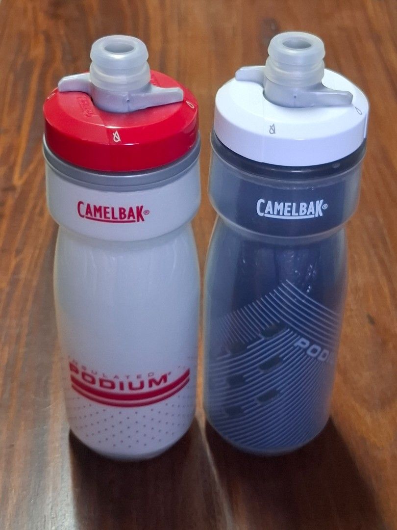 Camelbak Podium Water Bottles (Category: Bicycles) located in Las Pinas. Submitted by excess2go (Listing ID 1437621081, Image 1). Description: - Php 350 each / Php 600 both - Camelbak Insulated Podium water bottle - 21 oz / 620 ml .