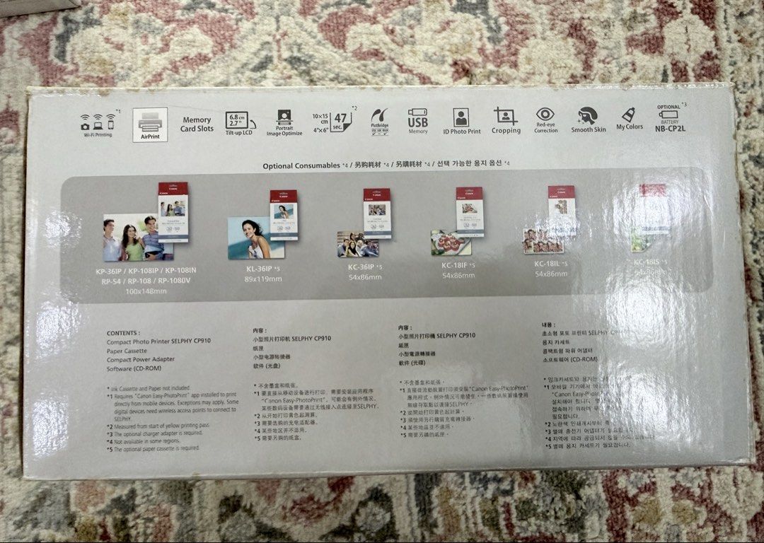 Canon SELPHY CP910 Compact Photo Printer452911447860193282