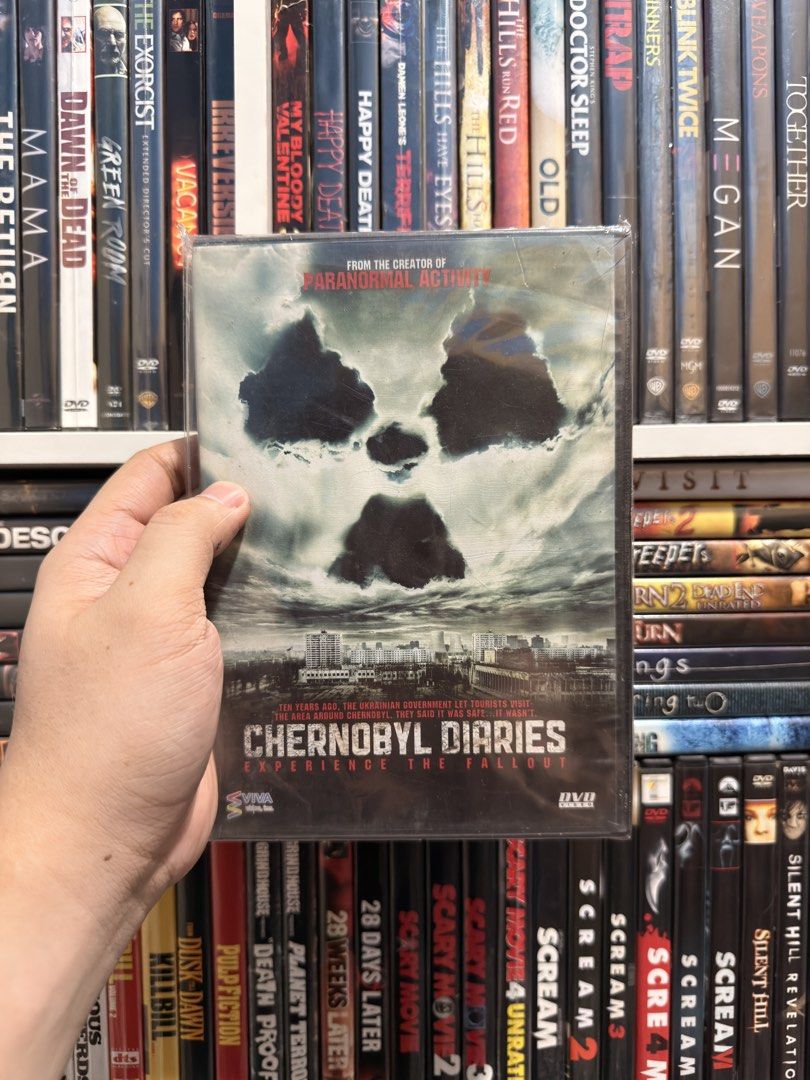 Chernobyl Diaries DVD (Category: CDs & DVDs) located in Manila. Submitted by daddygojo (Listing ID 1437714291, Image 1). Description: - Chernobyl Diaries DVD - Original packaging - From the creator of Paranormal Activity - Story: Tourists visit Chernobyl, unaware of the danger..