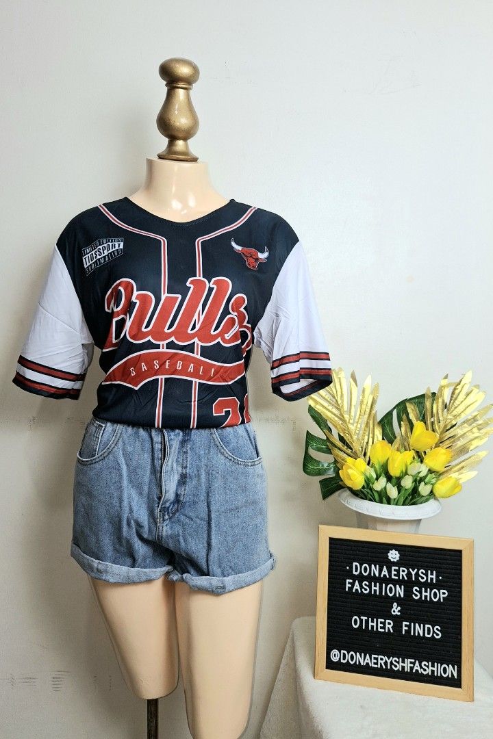 😍Chicago Bulls Baseball Jersey 3D Full Sublimation (Category: Activewear) located in Rizal. Submitted by donaeryshfashionshop (Listing ID 1437755697, Image 3). Description: 🌻 Micro-Polyester 100% 🌻 UNISEX Sporty Style Casual Shirt 🌻 One size only: 44in chest x 30in length 🌻 soft material 🌻 Imported: Thailand 🌻 Brand: Bacon 🌻 Condition: Brand New 🔥 We strive to provide accurate descriptions and photos, but colors may vary slightly due to 