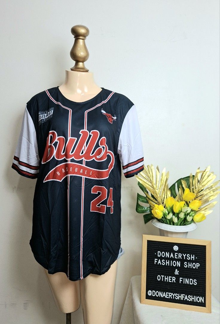😍Chicago Bulls Baseball Jersey 3D Full Sublimation (Category: Activewear) located in Rizal. Submitted by donaeryshfashionshop (Listing ID 1437755697, Image 1). Description: 🌻 Micro-Polyester 100% 🌻 UNISEX Sporty Style Casual Shirt 🌻 One size only: 44in chest x 30in length 🌻 soft material 🌻 Imported: Thailand 🌻 Brand: Bacon 🌻 Condition: Brand New 🔥 We strive to provide accurate descriptions and photos, but colors may vary slightly due to 