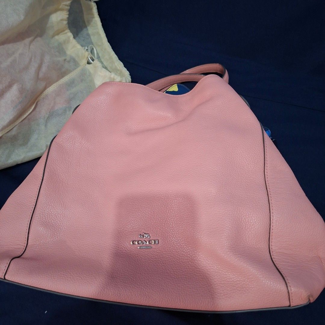 Coach Eddie Turnlock Baby Pink (Category: Shoulder Bags) located in Cavite. Submitted by sofabinpink (Listing ID 1437707761, Image 1). Description: Signs of use.