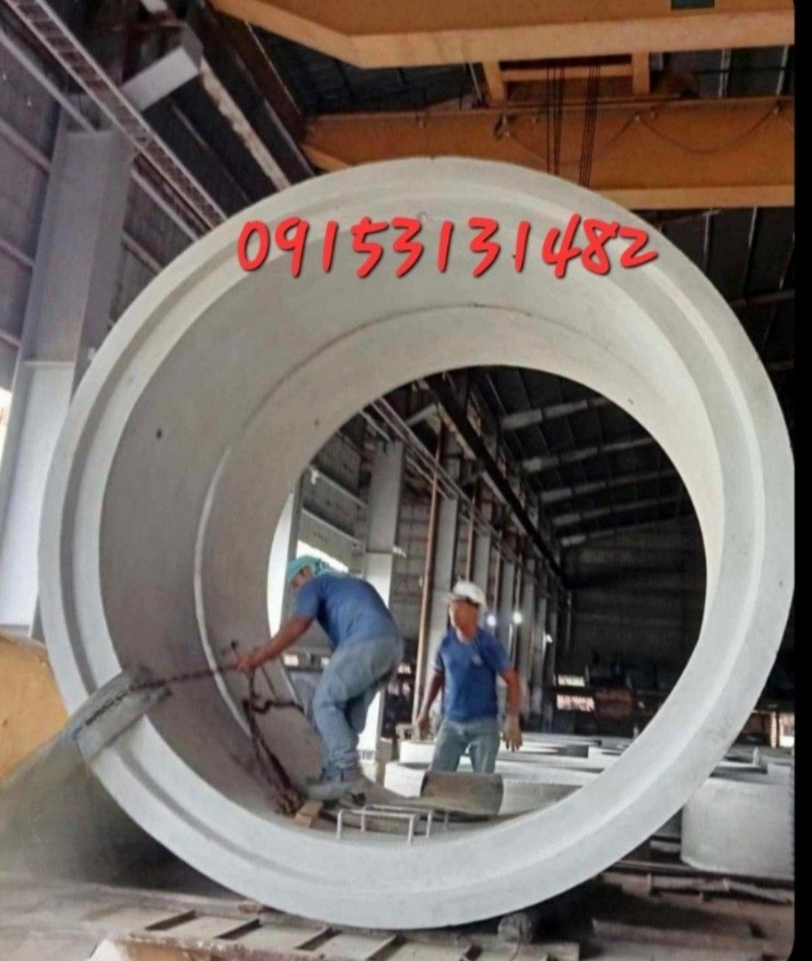 Concrete Culvert Pipes - Various Sizes (Category: Construction & Building Materials) located in Manila. Submitted by eztrabonan91146 (Listing ID 1437604411, Image 2). Description: Supplying top-grade materials for your next project: RCP Concrete Culvert Pipe Precast Concrete Pipe Cement Pipe Sewer Pipe Concrete Pressure Pipe DPWH standard compliant Trusted by top contractors across regions We offer Class 1 to IV RCP's from 300mm to 2,100mm --- wh
