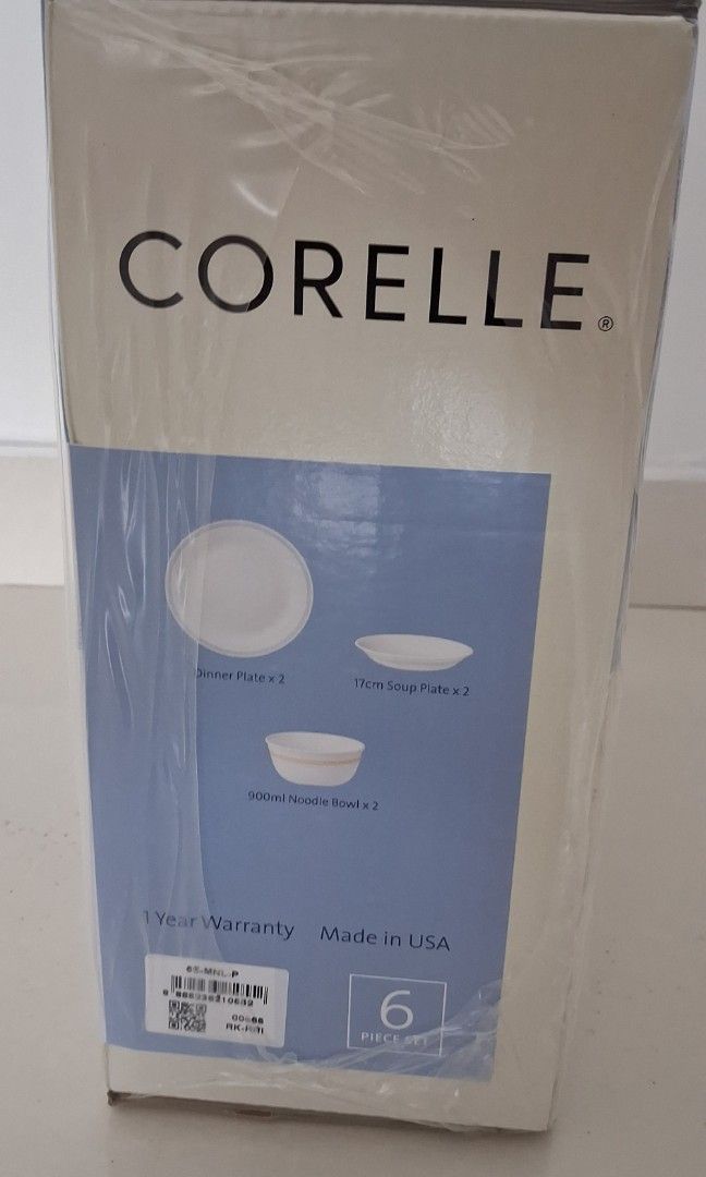 Corelle 6 Piece Set Dinnerware Plate and Bowl453183742852485121