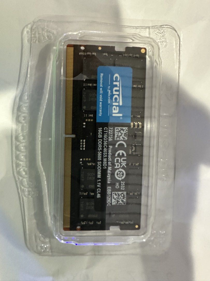 Crucial 16GB DDR5 5600MHz RAM | High Speed Memory Upgrade | $180