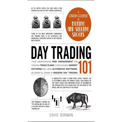 Day trading 101 (Category: Textbooks) located in Makati City. Submitted by owlthriftstore (Listing ID 1437612560, Image 1). Description: Book. Day Trading 101 by David Borman introduces beginners to the fundamentals of buying and selling stocks and other assets within a single trading day. The book explains charts, order types, technical indicators, risk management, and trading psychology in clear, accessible language. Cagan emphasizes preparatio