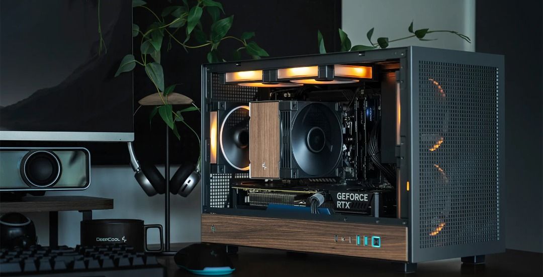 DEEPCOOL CH260 WOOD - BLACK/WHITE452896540486553601