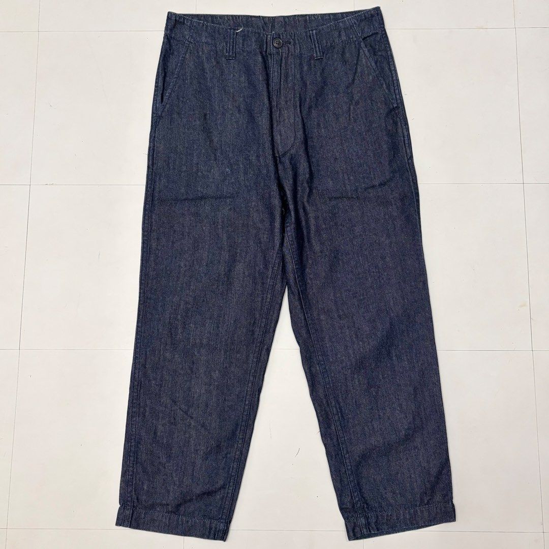 Descendant Japan Indigo Pants (Category: Jeans) located in Makati City. Submitted by bzspr (Listing ID 1437592730, Image 2). Description: Descendant Japan Indigo Pants Waist 32-33 inches Length 36.5 inches Leg opening 7.5 inches.