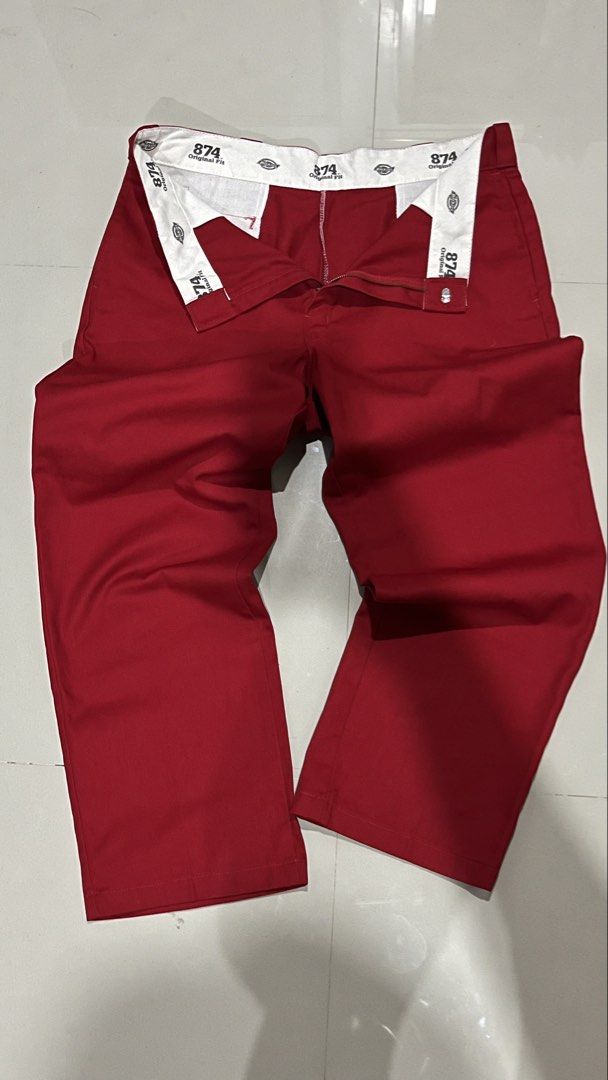 DICKIES 874 RED (Category: Chinos) located in Polomolok. Submitted by kurtsykurt (Listing ID 1437688974, Image 3). Description: 34W - 40L Excellent Condition No Issues .