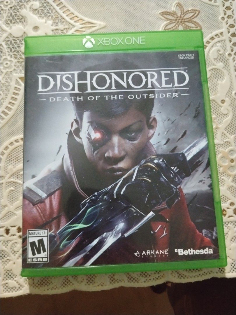 Dishonored ousider (Category: Xbox) located in Manila. Submitted by cruzivanpatrick (Listing ID 1437669640, Image 1). Description: xbox one game tested working on xbox one pwede rin sa xbox one slim at series x meet up lrt 1 abad santos station deliver kayo mag book g cash shipping payment first jrs or lbc salamat po.