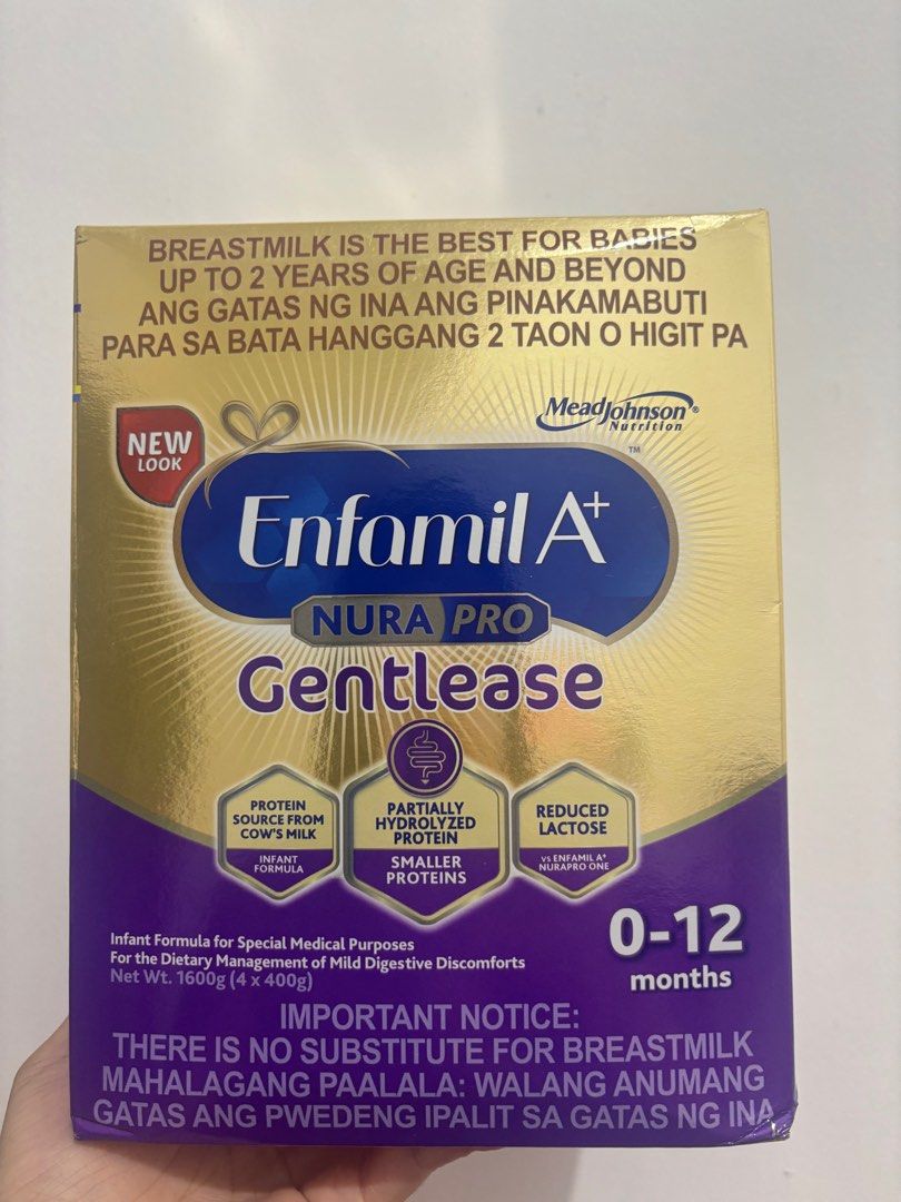 Enfamil Gentlease 0-12 (Category: Breastfeeding & Bottle Feeding) located in Quezon City. Submitted by shopnfinds.store (Listing ID 1437739216, Image 1). Description: Expiration Date: November 2027.