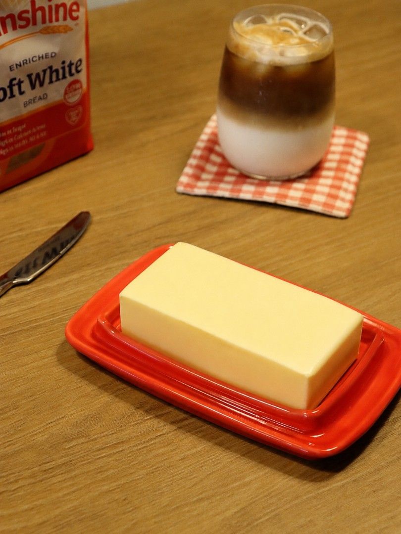 Farmhouse Red Ceramic Butter Dish453069159678627842