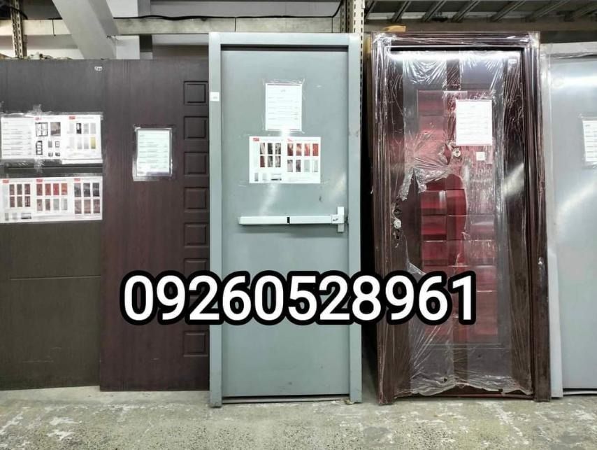 Fire Exit steel door (Category: Locks, Doors & Gates) located in Caloocan City. Submitted by vttsteeldoor-chelle (Listing ID 1437599188, Image 3). Description: FIRE EXIT DOORS IN STOCK – READY FOR DELIVERY! Looking for a trusted manufacturer? We supply high-quality fire-rated steel doors for commercial and industrial use. Available Sizes: 800mm x 2100mm 900mm x 2100mm 1000mmx2100mm Custom sizes available for double doors. Specs: Powder-coated fin