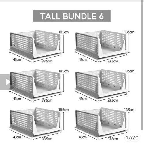 Foldable Wardrobe Organiser - Stackable Storage Box453170799932221440
