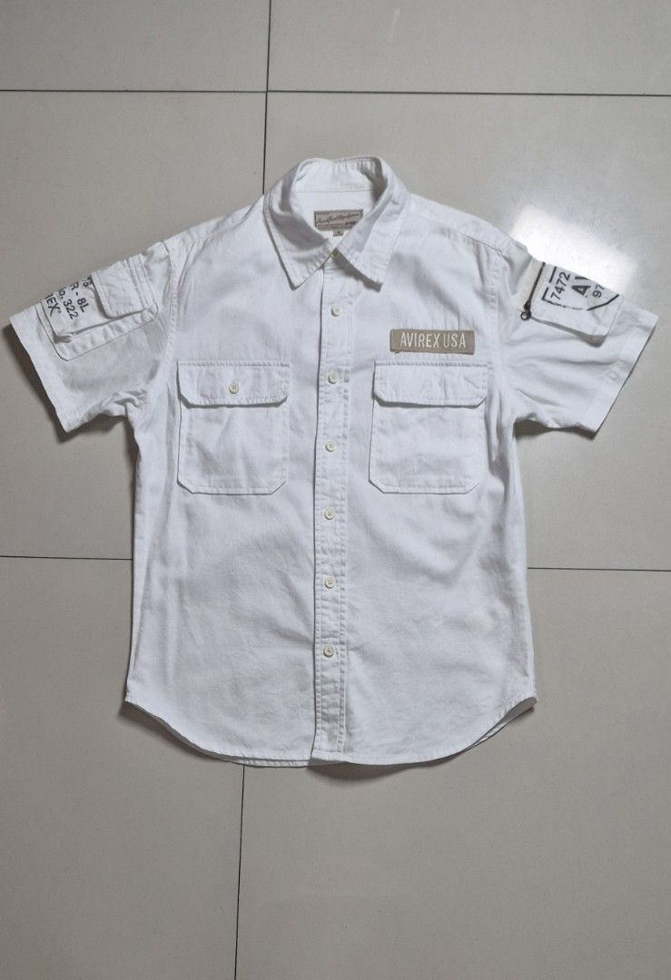 For Sale: Avirex Pilot Button Down Shirt (Category: Tshirts & Polo Shirts ) located in Pasig City. Submitted by radcuratesclothing2026 (Listing ID 1437703534, Image 1). Description: 🌺 For Sale 🌺 Avirex Pilot Button Down Shirt •Size Medium on tag(oversized) •Still in good condition, worn seldom •Bought in Japan last year •Needs washing •P1,000 •Pasig #UsedButNotAbused.