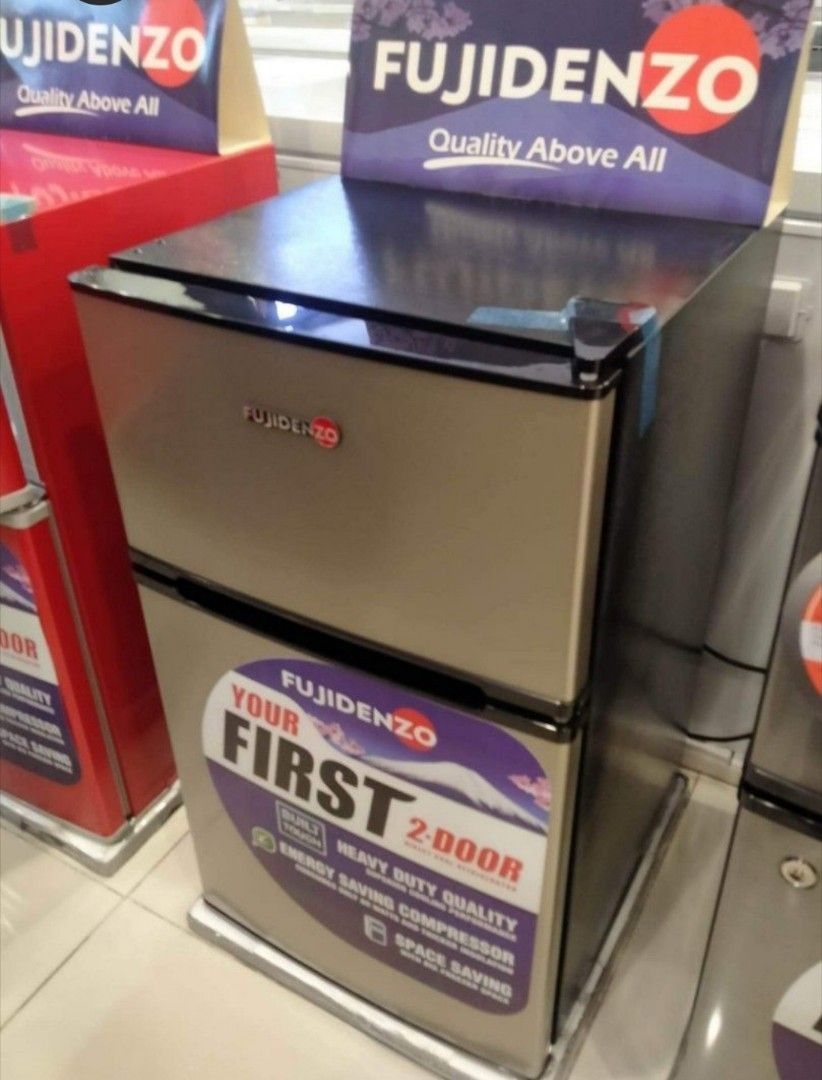 FUJIDENZO REFRIGERATOR (PERSONAL "MINI REF" , TOP AND BOTTOM FREEZER) (Category: Refrigerators and Freezers) located in Manila. Submitted by chuck_claros (Listing ID 1437611850, Image 1). Description: #FUJIDENZO #REFRIGERATOR #MINI REF, #TOP MOUNT AND #BOTTOM FREEZER #NON INVERTER AND #INVERTER TYPE ☑️BRAND NEW FACTORY SEALED UNIT WITH OFFICIAL SALES INVOICE AND WARRANTY ◽(PERSONAL SINGLE DOOR) NON INVERTER 1.8 cu.ft - RB 18HS - 5,790 3 cu.ft - R