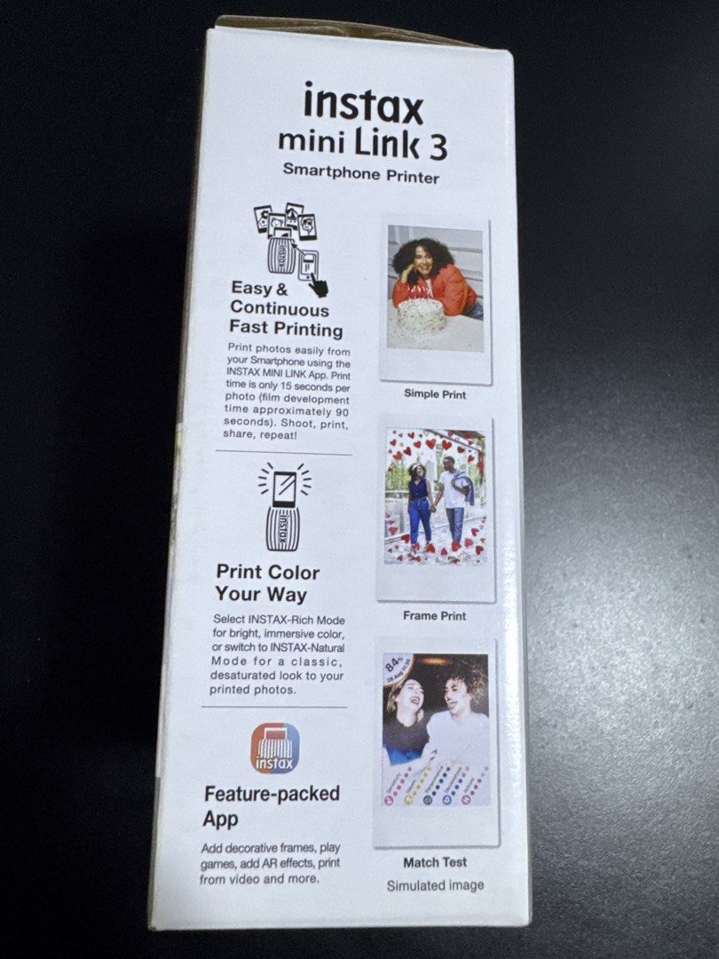 Fujifilm Instax Mini Link 3 Smartphone Printer453236345527357441