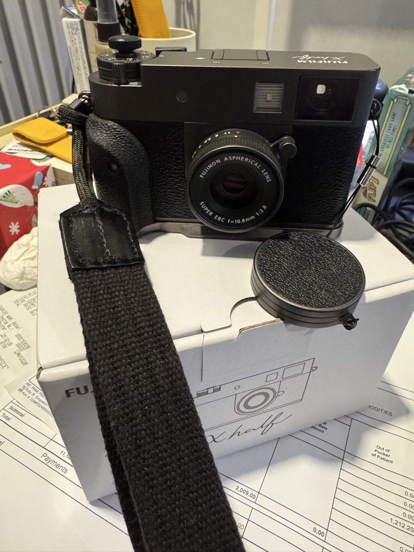 Fujifilm X-Half with accessories (Category: Cameras) located in Paranaque City. Submitted by warmeagle_be0856 (Listing ID 1437669870, Image 1). Description: Inclusions - Includes original box, receipt and accessories - With Smallrig L-shaped Mount Plate - JJC camera case, shutter release button, lens cover - With 32gb sd card - Shutter count: ~6k shots - Color: Charcoal Silver Purchased back in July 2025. Still under warranty.