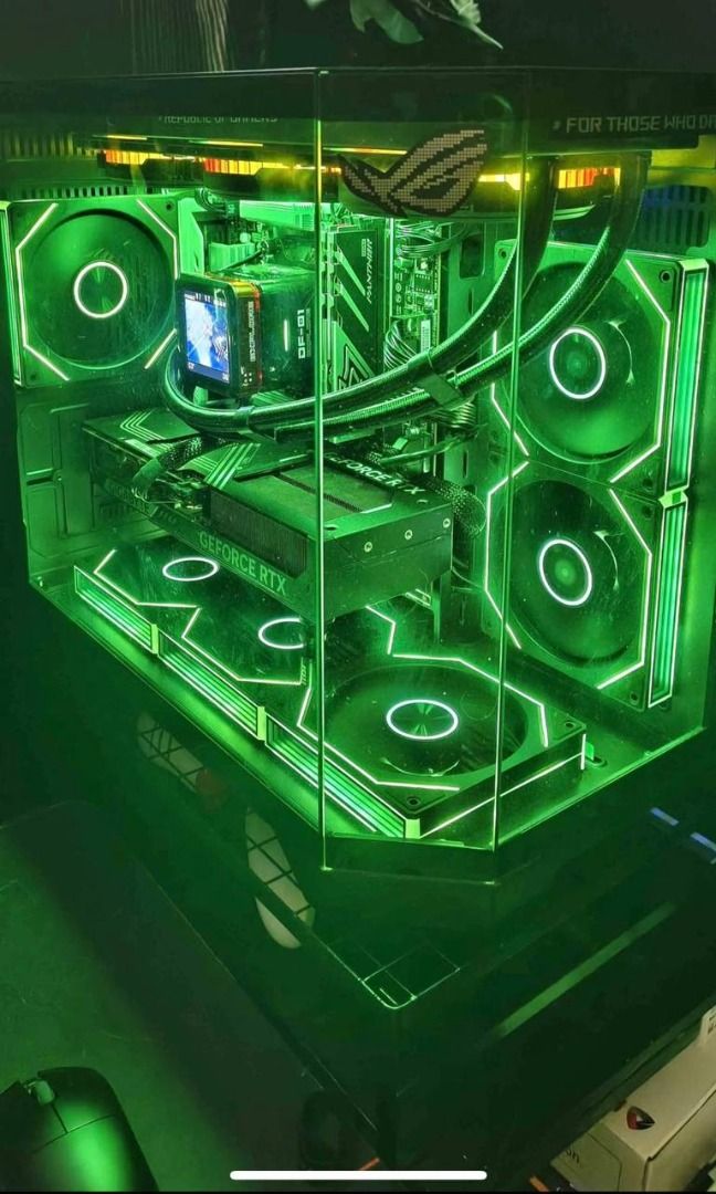 Gaming PC RTX 5070 Ryzen 9 7900x (Category: Desktops) located in Manila. Submitted by pael92 (Listing ID 1437749683, Image 1). Description: CPU - Ryzen 9 7900x 12 core GPU - Gigabyte Nvidia GeForce RTX 5070 Windforce SFF 12gig Motherboard - Gigabyte B850M Force Wifi 6e AM5 RAM - Apacer Panther DDR5 32 GB RAM SSD - Lexar NQ710 2 TB Gen 4 Nvme and Lexar gen 3 1 TB PSU - MSI MAG A850GL PCIE5 850 Watts CPU Cooler - Darkflash DE360 AIO Liquid CPU Cool