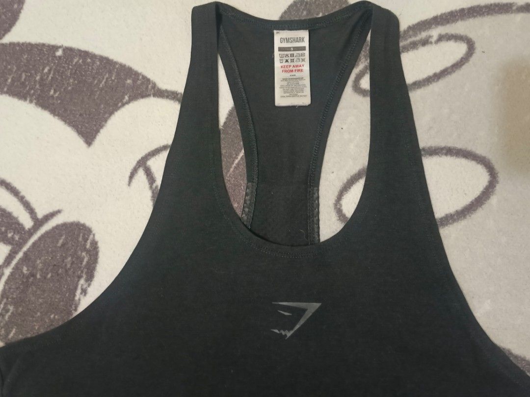 Gymshark Black Tank Top (Category: Activewear) located in Solano. Submitted by andrewfrancisco2.0 (Listing ID 1437736287, Image 2). Description: Gymshark tank top made in Madagascar Size small Color Black Condition: Minimal lints and loose stitch Color rate 9/10 Condition 9/10 Dimensions W 18 L 28.5 NUEVA VIZCAYA LOC 📍 PAYMENT FIRST NO COD J&T SHIPPING COURIER CAN DO VC/PIC WITH THE ITEM PM NALANG PO FOR MORE DETAILS.