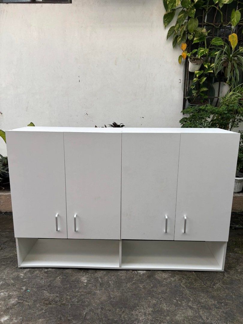 Hanging cabinet (Category: Shelves, Cabinets & Racks) located in Cavite. Submitted by dolorelgin46423 (Listing ID 1437689412, Image 1). Description: hanging cabinet 120*30*80cm ASSEMBLED BRAND NEW, NO ISSUE.