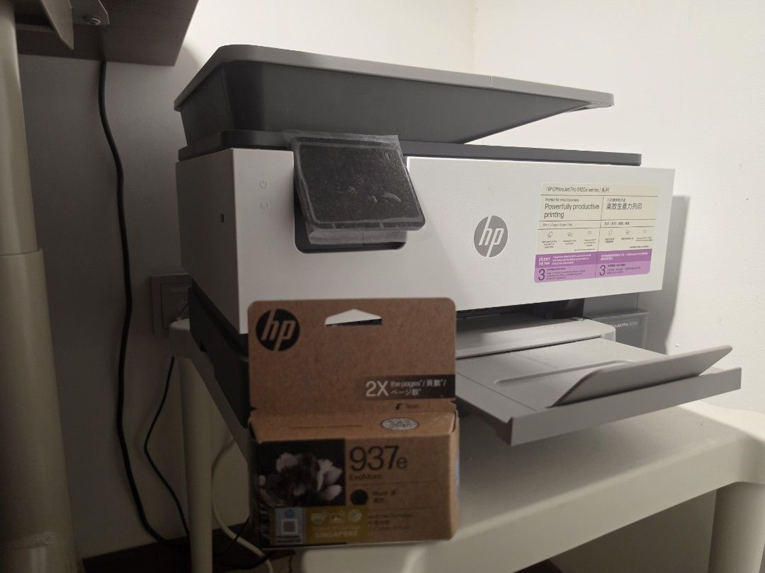 HP OfficeJet Pro 9120e All-in-One printer.452786376074874880