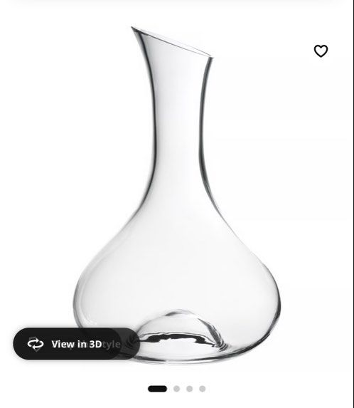 IKEA STORSINT Carafe + wine glass