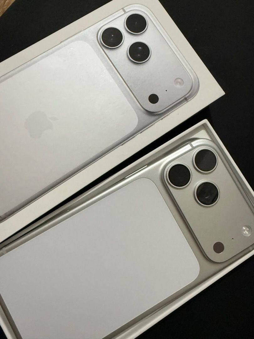 Iphone 17 promax (Category: iPhone 17 Series) located in Quezon City. Submitted by eyahbanana (Listing ID 1437735530, Image 2). Description: Selling my Iphone 17 promax Slightly used bought last May 3, 2026. With Receipt and Box and Original Cord. With free case 100% Battery Health Rfs: Need cash. .