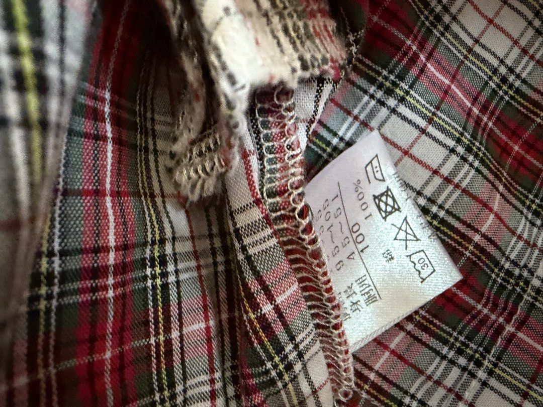 Japan red checkered dress (Category: Babies & Kids Fashion) located in Manila. Submitted by urbanwear (Listing ID 1437699938, Image 2). Description: From Japan Size 100 .