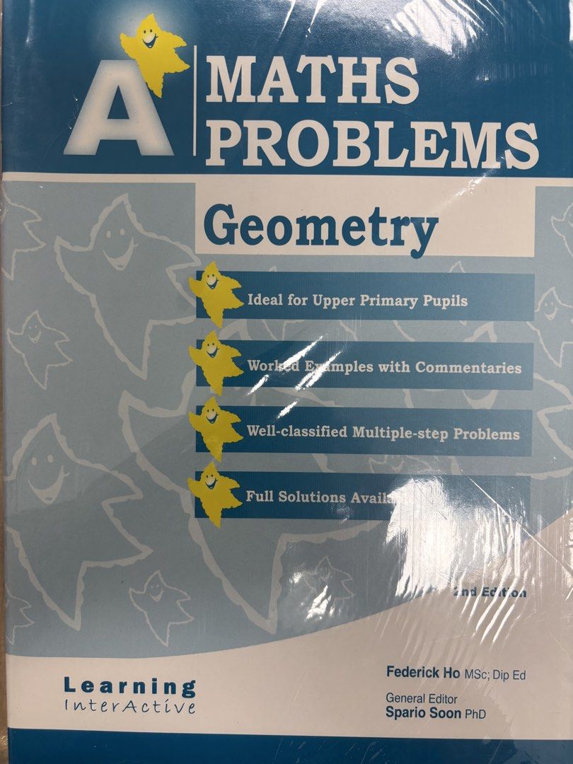 Learning Maths Problems with full solutions (Category: Assessment Books) located in Singapore. Submitted by zen_zone (Listing ID 1437754682, Image 1). Description: - Maths workbooks for Upper Primary students. - Excellent, unused condition. - Features: - Well-classified multiple-step problems - Full solutions provided -Brand new, sealed.